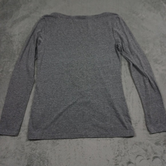 Harley Davidson‎ Shirt Womens Large Gray Rolling Stones Long Sleeve Biker - Picture 7 of 9